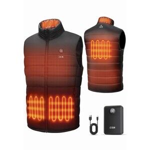 Heated Vest for Men XXL with 14400 Battery Pack